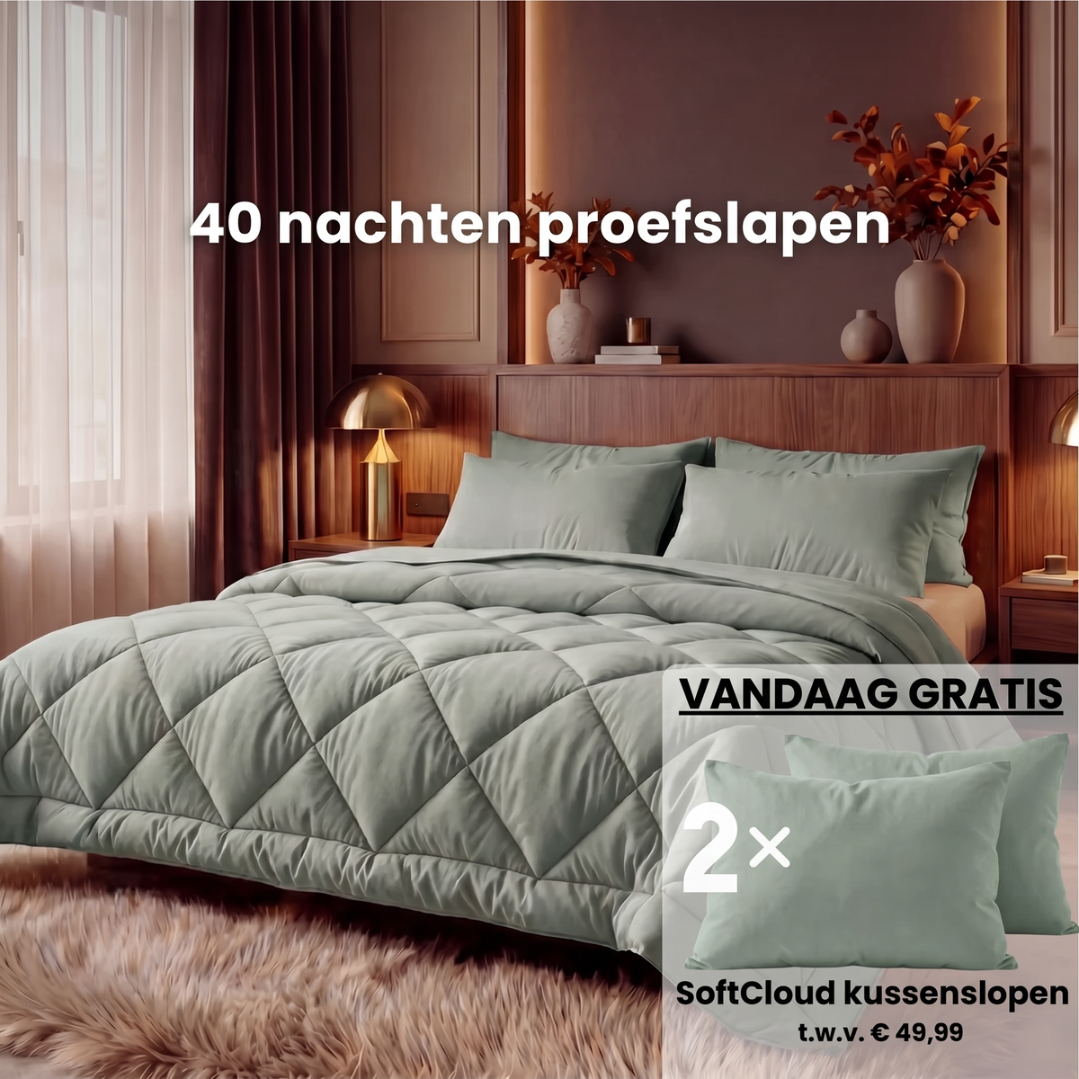 EasySleep® – 2-in-1 all-season dekbed. Sneldrogend & zonder dekbedovertrek