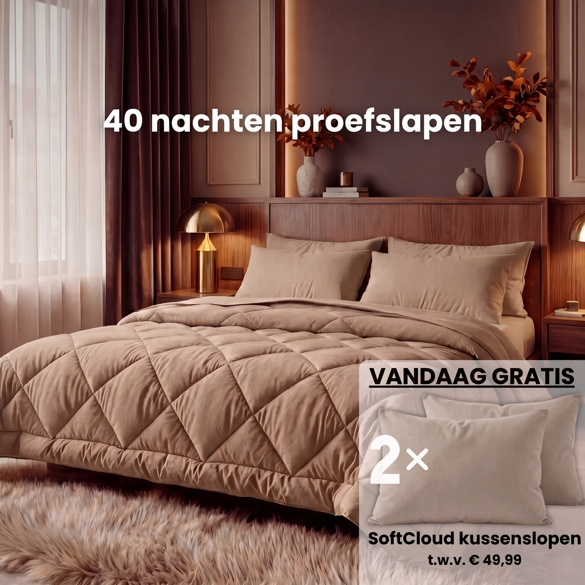 EasySleep® – 2-in-1 all-season dekbed. Sneldrogend & zonder dekbedovertrek